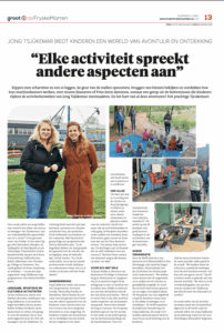 Lees meer over het artikel Jong Tsjûkemar biedt kinderen en wereld aan avontuur en ontdekking